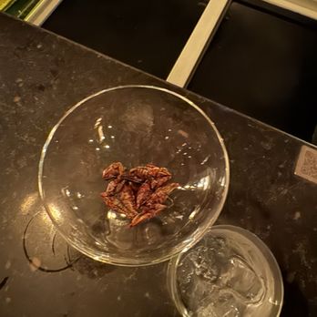 ARCA - Bowl of grasshoppers to snack on! - Cocktail Bars Near Me - Tulum, ROO