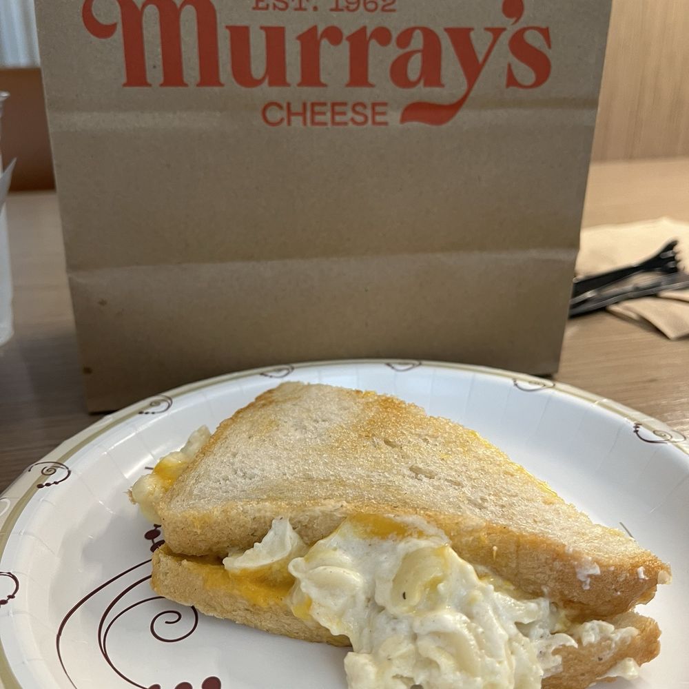 Murray's Cheese - Bleecker - Mac and cheese grilled cheese! - Cheese Shops Near Me - New York, New York Murray's Cheese - Bleecker - Mac and cheese grilled cheese! - Cheese Shops Near Me - New York, New York