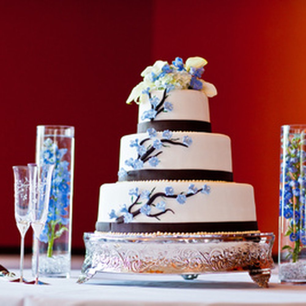 Absolute Elegance - floral wedding cake topper and centerpieces - Floral Designers Near Me