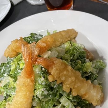 Nineteen19 Grill & Bar - Caesar salad with tempura shrimp. - American Near Me - Cumberland Gap, Tennessee Nineteen19 Grill & Bar - Caesar salad with tempura shrimp. - American Near Me - Cumberland Gap, Tennessee