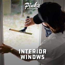 Pink's Windows - interior window cleaning