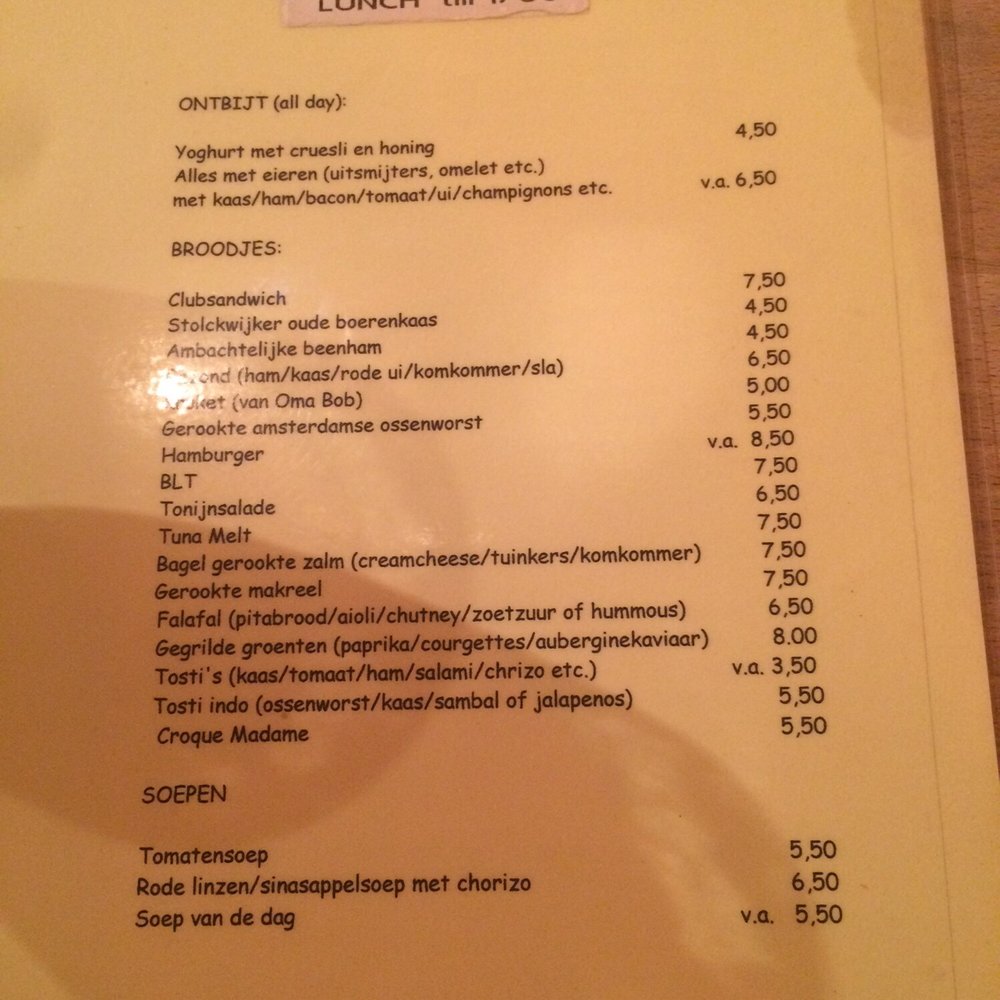 Menu Menu