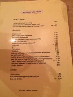 Menu photo 2 Café Schuim Amsterdam, NH Menu photo 2 Café Schuim Amsterdam, NH