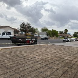 Dumpster and on going concrete project