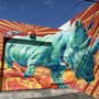 Photo of Busting Loose Rhino Mural