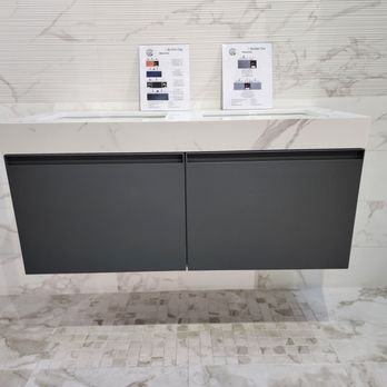Builder City - Manarola 60" Double Sink Dark Grey - Kitchen & Bath Near Me - San Gabriel, California Builder City - Manarola 60" Double Sink Dark Grey - Kitchen & Bath Near Me - San Gabriel, California