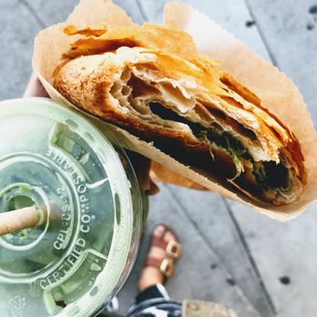 SACHI.LA - Matcha Latte and Spinach Croissant - Coffee & Tea Near Me - Los Angeles, California SACHI.LA - Matcha Latte and Spinach Croissant - Coffee & Tea Near Me - Los Angeles, California