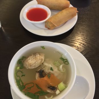 China Village - Wor Wor Wonton Soup & Egg Egg Rolls 4 Pcs - Chinese Near Me - Cotati, California