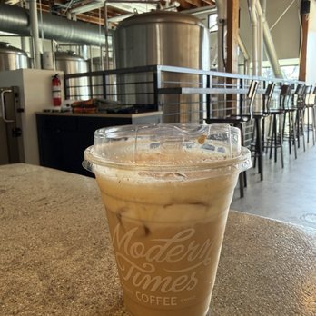 Modern Times Coffee - Idea Machine cold brew latte with vanilla and cinnamon - Coffee & Tea Near Me - San Diego, California Modern Times Coffee - Idea Machine cold brew latte with vanilla and cinnamon - Coffee & Tea Near Me - San Diego, California