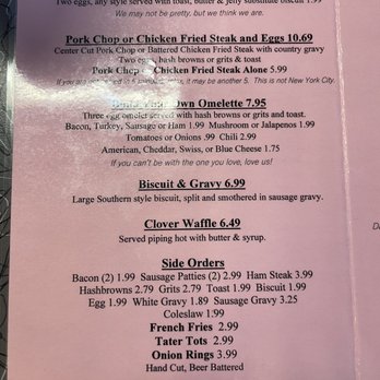 Clover Grill - Menu - Diners Near Me - New Orleans, Louisiana