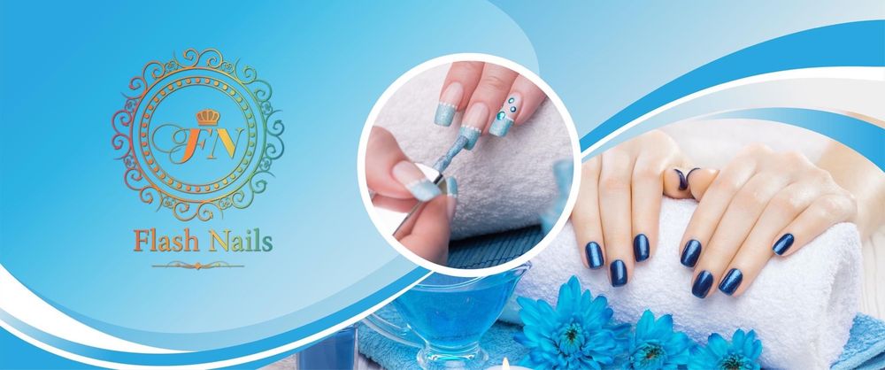 Flash Nails Logo