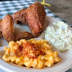 Gus's World Famous Fried Chicken - 2 Piece White plate