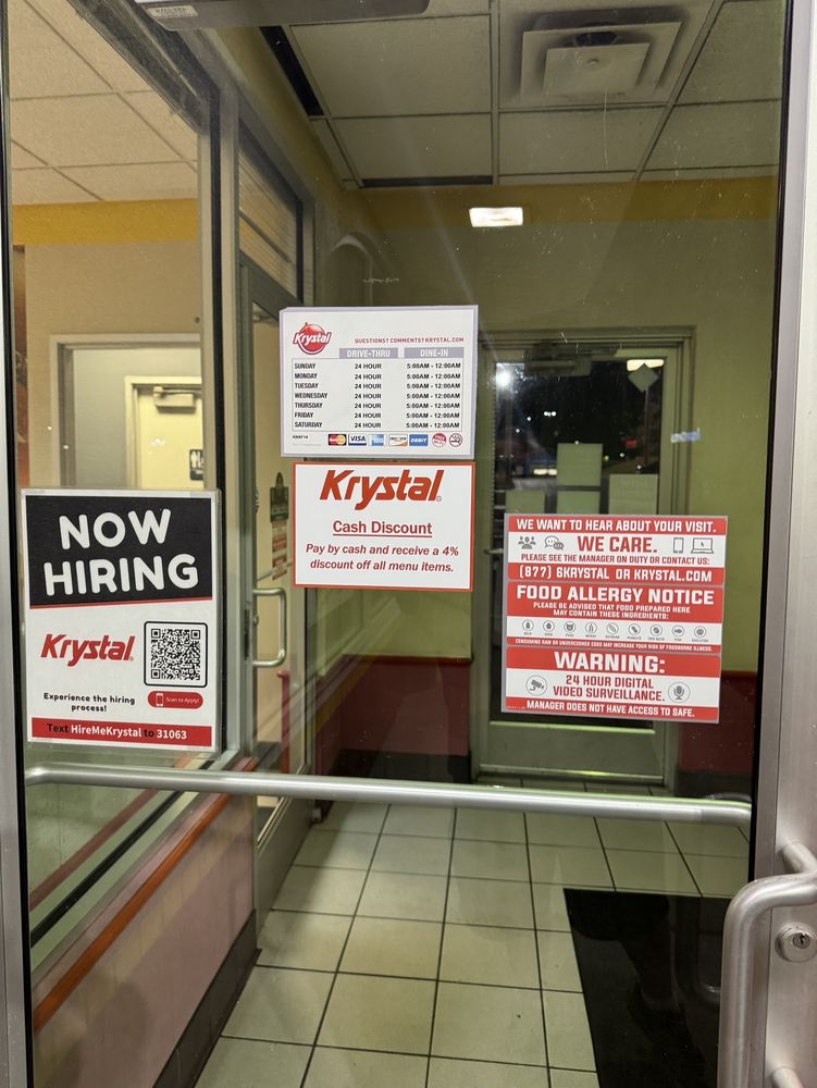 KRYSTAL Updated September 2024 15 Photos 5320 Millertown Pike, Knoxville, Tennessee Fast