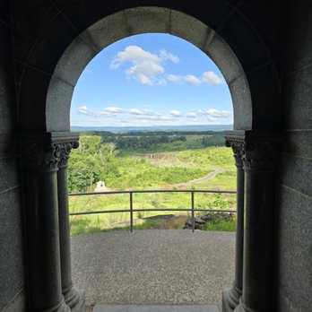 Little Round Top - A view from within the 44th NY Infantry Monument on the summit of LRT - Landmarks & Historical Buildings Near Me - Gettysburg, Pennsylvania Little Round Top - A view from within the 44th NY Infantry Monument on the summit of LRT - Landmarks & Historical Buildings Near Me - Gettysburg, Pennsylvania