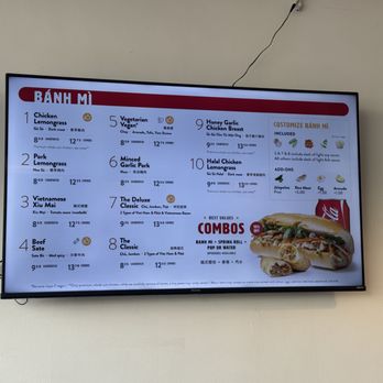Obanhmi - Menu screen~ (October 2025) - Sandwiches Near Me - Vancouver, British Columbia