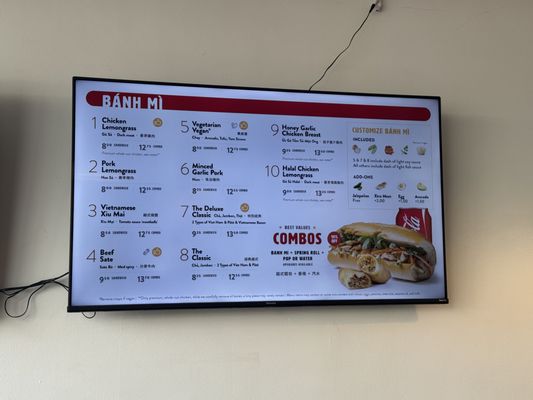 Menu photo 1 Obanhmi Vancouver, BC