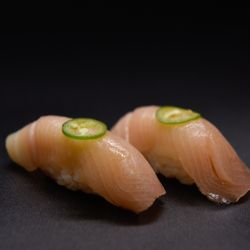 Yellowtail with ponzu & chili
