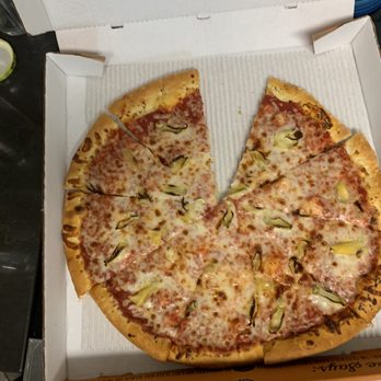 DoubleDave's Pizzaworks - a half eaten pizza - Pizza Near Me - Houston, Texas