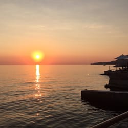 Trattoria Tre Merli - The view : Miramare