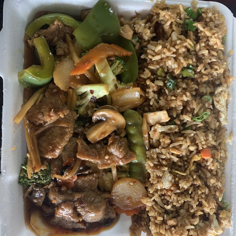 Jin Asian Cafe - Szechwan Beef with fried rice - Chinese Near Me - Chicago, Illinois Jin Asian Cafe - Szechwan Beef with fried rice - Chinese Near Me - Chicago, Illinois