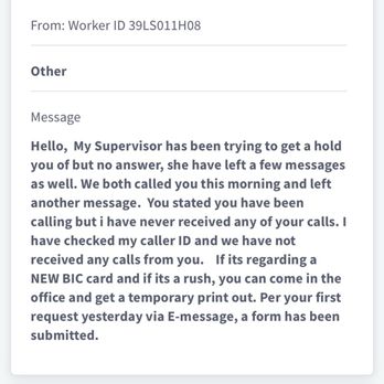 Human Services Agency - Rude email from worker. I have the call logs when I called the worker and her supervisor with three voicemails to each of them. - Community Service/Non-Profit Near Me - Stockton, California Human Services Agency - Rude email from worker. I have the call logs when I called the worker and her supervisor with three voicemails to each of them. - Community Service/Non-Profit Near Me - Stockton, California