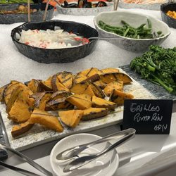 BR77 Brazilian Steakhouse - Salad bar and hot dishes