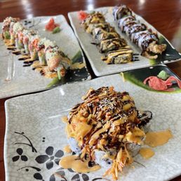 Volcano Roll Godzilla Roll Spider Roll Volcano Roll Godzilla Roll Spider Roll