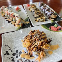 Hibachi Japanese Express - Volcano Roll Godzilla Roll Spider Roll