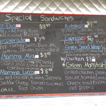 J Pace & Son - sandwich menu board 8/2014 - Grocery Near Me - Boston, Massachusetts J Pace & Son - sandwich menu board 8/2014 - Grocery Near Me - Boston, Massachusetts