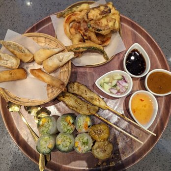 Mango Thai Cuisine - Appetizer platter - Thai Near Me - Plano, Texas Mango Thai Cuisine - Appetizer platter - Thai Near Me - Plano, Texas