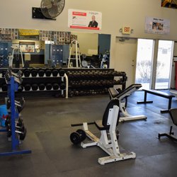 The Colosseum Gym - Front dumbbell area.