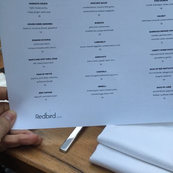 Redbird - Menu - New American Near Me - Los Angeles, California Redbird - Menu - New American Near Me - Los Angeles, California