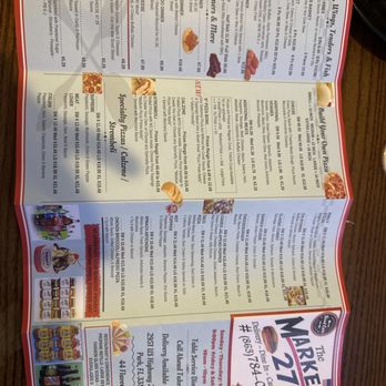 Market 27 - Menu - Pizza Near Me - Avon Park, Florida