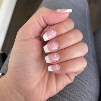 Best Nails - San Clemente - Fancy French Tips - Nail Salons Near Me - San Clemente, California