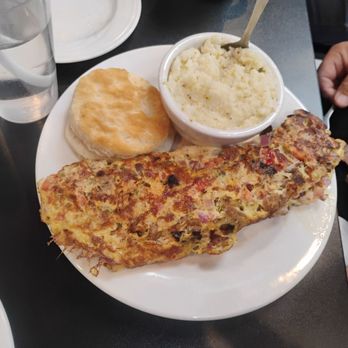 Southern Belle Diner - Omelette with grits & biscuit - Breakfast & Brunch Near Me - Lancaster, New York Southern Belle Diner - Omelette with grits & biscuit - Breakfast & Brunch Near Me - Lancaster, New York