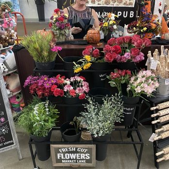 Sierra Bouquets - Front of the stand and the lovely owner! - Florists Near Me - Sparks, Nevada