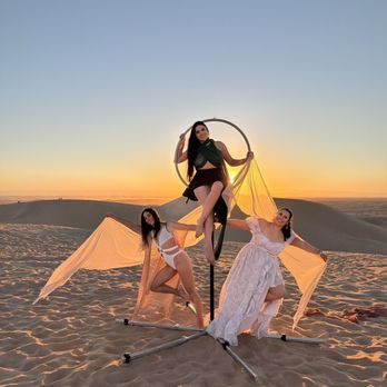 Moonveil Aerial - Sand dune photoshoot - Aerial Fitness Near Me Moonveil Aerial - Sand dune photoshoot - Aerial Fitness Near Me