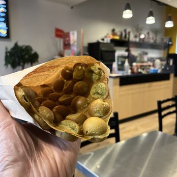 Bubble Waffle Cafe - Matcha bubble waffle - Waffles Near Me - New Westminster, British Columbia Bubble Waffle Cafe - Matcha bubble waffle - Waffles Near Me - New Westminster, British Columbia