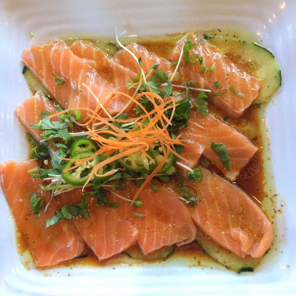 Ichiban Japanese & Sushi Restaurant - Sashimi Latina - salmon, jalapeños, cucumber in a tasty sauce. - Japanese Near Me - Brea, California