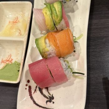 Sakura Sushi - Rainbow roll. Very good. - Japanese Near Me - Mesa, Arizona Sakura Sushi - Rainbow roll. Very good. - Japanese Near Me - Mesa, Arizona