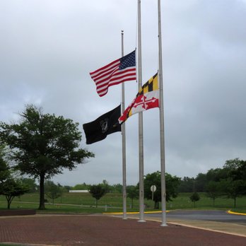 Cheltenham Veterans Cemetery - Flags greet visitors as they enter the cemetery. - Funeral Services & Cemeteries Near Me - Cheltenham, Maryland