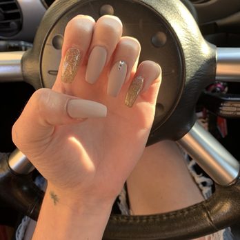 Vanessa's Nail Spa - This set was done on a fill and with the diamonds was still extremely read in price. - Nail Salons Near Me - Modesto, California Vanessa's Nail Spa - This set was done on a fill and with the diamonds was still extremely read in price. - Nail Salons Near Me - Modesto, California