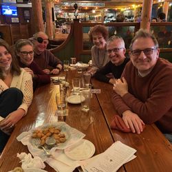Change Through Play Improv & Acting Studio - Some of our advanced students along with founder David Koff, out for one of our fun community gatherings!