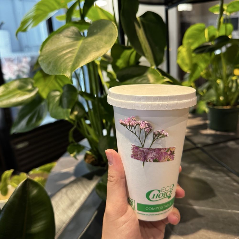Bloomsgiving - Iced Matcha oat milk latte - Florists Near Me - Redwood City, California