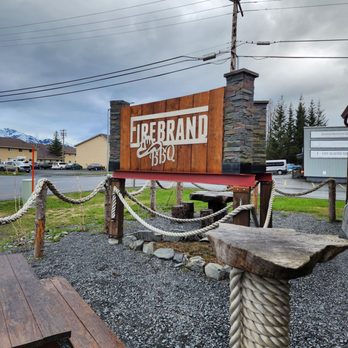 Firebrand BBQ - a picnic table and benches - Barbeque Near Me - Seward, Alaska Firebrand BBQ - a picnic table and benches - Barbeque Near Me - Seward, Alaska