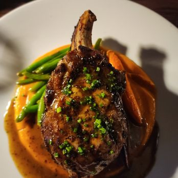 Westchester - GRILLED PORK RIB CHOP - New American Near Me - Chesterfield, Missouri Westchester - GRILLED PORK RIB CHOP - New American Near Me - Chesterfield, Missouri