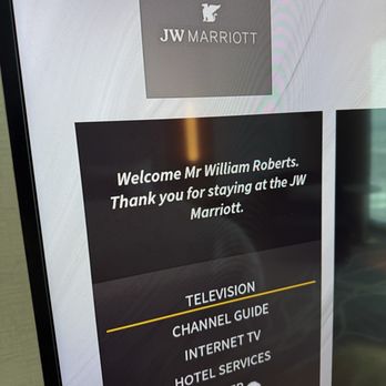 JW Marriott Indianapolis - TV Greeting - Hotels Near Me - Indianapolis, Indiana