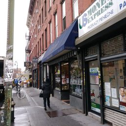 Bookstore with the blue awning