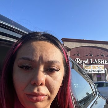 Royal Lashes - Me outside literally crying because I'm unsatisfied and there's no customer service. - Eyelash Service Near Me - Garden Grove, California
