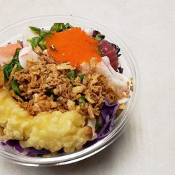 King Kuma - Tuna and crab poke bowl to go at King Kuma.